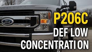 OBD Code p206c Guide to Repair
