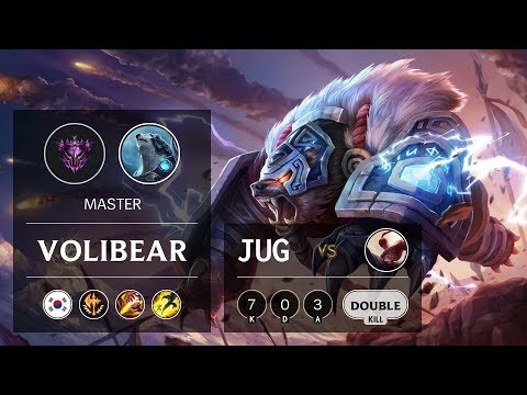 Volibear Jungle vs Lee Sin - KR Master Patch 9.11