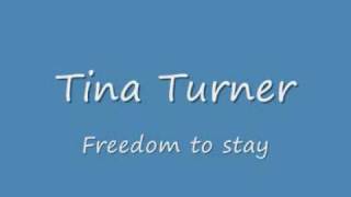 Tina Turner Freedom to Stay.wmv