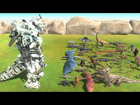 Mecha Godzilla vs ALL Units - Animal Revolt Battle Simulator