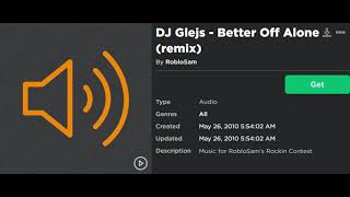 Cover art for DJ Glejs - Better Off Alone (remix) (low quality)