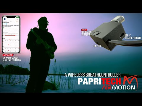 Testing the new Papritech Airmotion Pro - A wireless Breath and Motion controller