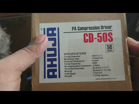 Ahuja cd 50s pa compression driver