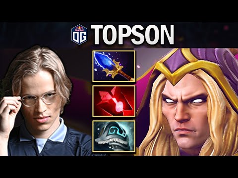 OG.TOPSON INVOKER WITH 17 KILLS - DOTA 2 7.27 GAMEPLAY