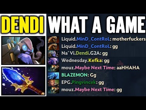 What a GAME Dendi The Boss Tinker With Aghanim's Still my favorite Player Dota 2