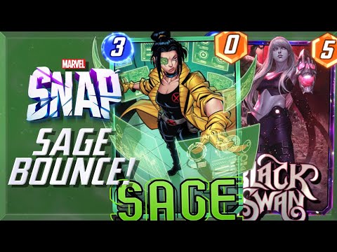 SAGE & BLACK SWAN BOUNCE! | Marvel Snap Deck