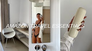 AMAZON TRAVEL ESSENTIALS | travel accessories, airplane favourites + packing must haves