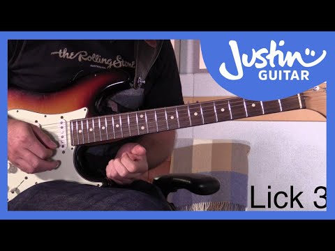 5 Licks & Concepts For Linking Pentatonic Blues Scales: Blues Lead Guitar Lesson Tutorial s2p11