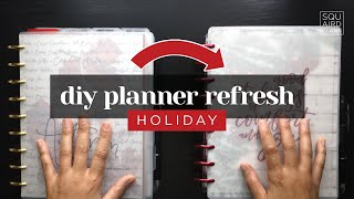 HOLIDAY PLANNER SETUP REFRESH 2025 :: DIY Discbound Classic Happy Planner