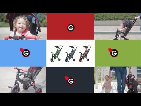 Видео обзор Трехколесный велосипед красный Strollcycle  Galileo