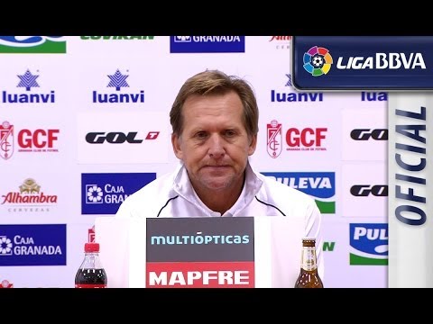 Rueda de Prensa de Bernd Schuster tas el Granada CF (3-1) Málaga CF - HD