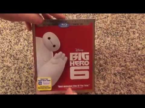 Disney's Big Hero 6 Blu-Ray/DVD Unboxing