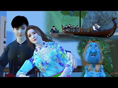 Tub ntsuag nyuam dab me thiab nkauj kaus ntxhw Hmong animation 3d dab neeg hmoob