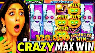 CRAZY MAX WIN GHOST CASTLE SLOT ON MAX BET | INSANE BIG WIN