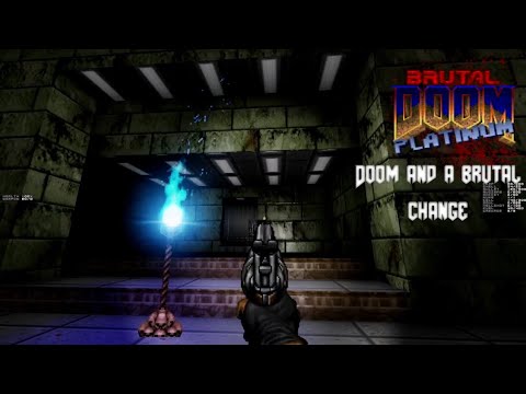 Brutal doom Platinum + shaders. Unholy Catedral (Doom 1 map E3M5)