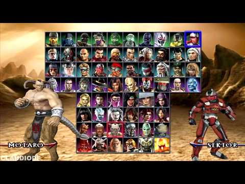 Mortal Kombat Armageddon | Todos Personagens | Select Screen All Characters & Alternatives Costumes