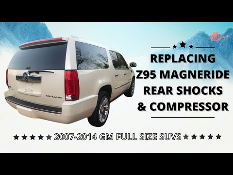 How to replace Escalade, Yukon, Denali, Tahoe rear shocks: Fixing suspension problems!!