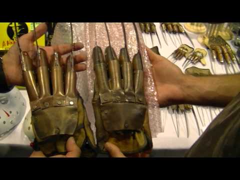 Knifegloves.com - Mark Petrie's Avenger glove next to the original hero!