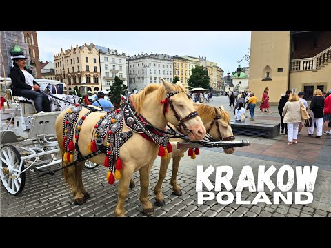 Krakow, Poland - Stunning Summer Walk in OLD TOWN | 4K HDR 60FPS Walking Tour