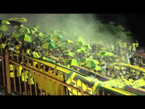 "SALIDA ATLETICO BUCARAMANGA VS LLANEROS" Barra: Fortaleza Leoparda Sur &bull; Club: Atlético Bucaramanga