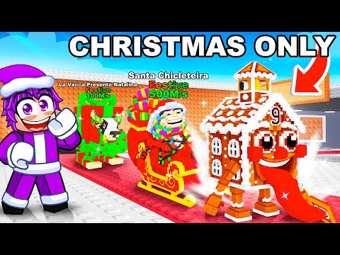 0$ to $1 TRILLION with CHRISTMAS ONLY Brainrots