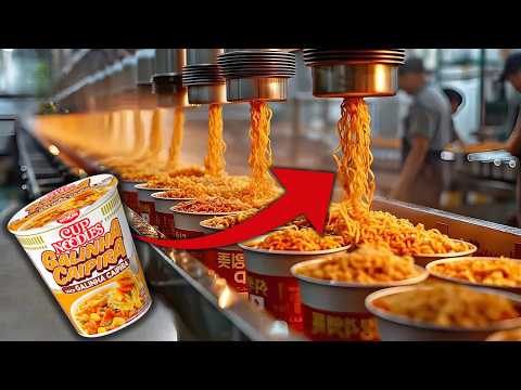 Como o CUP NOODLES é feito - Processo Industrial