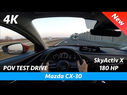 Mazda CX-30 2020 - POV Probefahrt in 4K | SkyActiv X 180 HP (Beschleunigung 0 - 100 km/h)