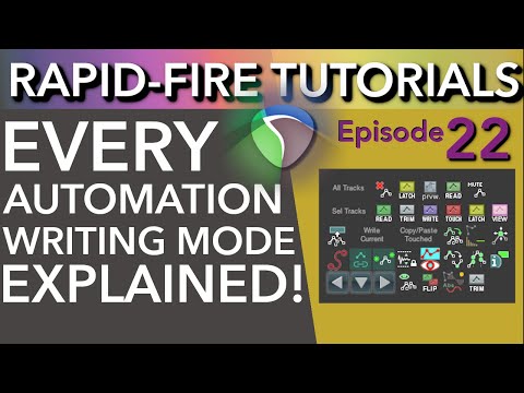 Read/Write/Touch/Latch/Trim/Preview Explained! (Rapid-fire Reaper Tutorials Ep22)