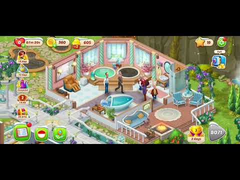 homescapes level 8071-mountain estates 3rd area renovation 😊✌