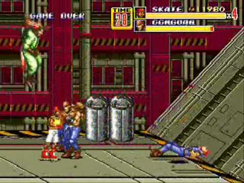 Streets of Rage 2 - Invincibility Glitch