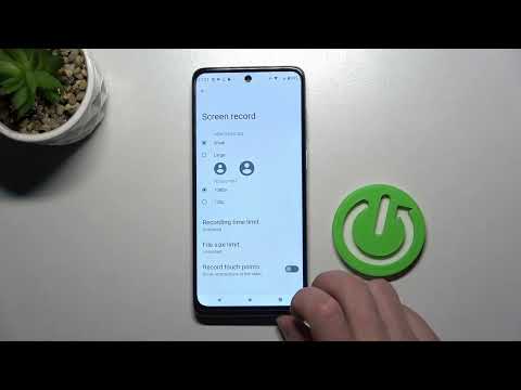 Motorola Moto G62 5G - Change Screen Recorder Quality
