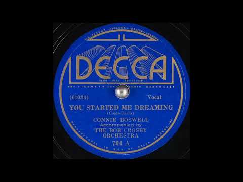 Connie Boswell - You Started Me Dreaming (1936)