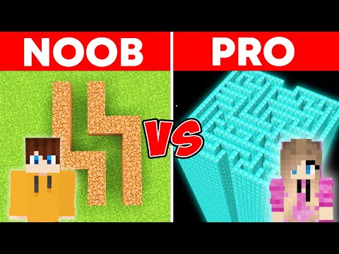 Ultimate Minecraft Maze Challenge: Noob vs Pro!
