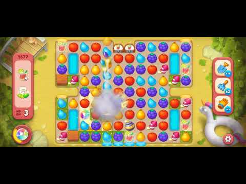 Gardenscapes Level 4677 [Hard Level] #androidgameplay #viralvideo #tranding #gardenscapesgameplay