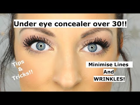 Under eye concealer tips and tricks OVER 30!!