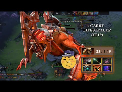 Carry Lifestealer | Dota 2 7.30e gameplay | Admin training (EP19)