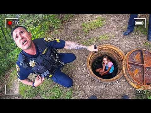 Police Rescue Woman from DISGUSTING Sewer of Horrors