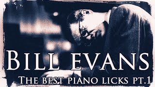 Jazz Piano Lessons -The best Bill Evans piano licks on piano (pt.1)