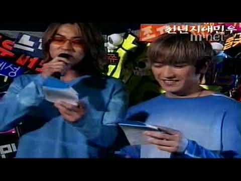 [방송] 20010727 Mnet  showking M - 신화 - Hey come on, WILD EYES