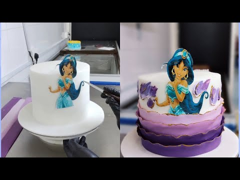 Amazing Princess Jasmine Cake Decorating idea.