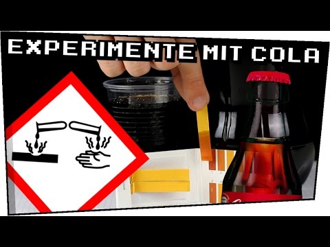 5 EXPERIMENTE mit COLA / Experimente für zuhause - Heimexperimente #71
