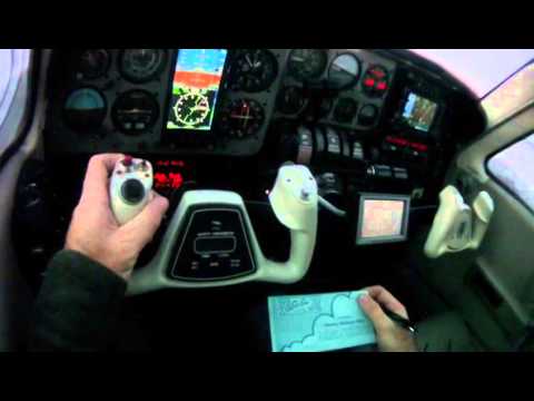 Run up, Take off, and Cruise in the Beechcraft Colemill B55 Baron