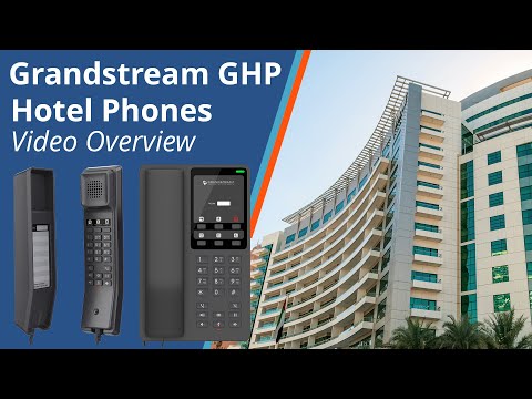 Grandstream GHP610(W) & GHP611(W) Compact Hotel IP Phones