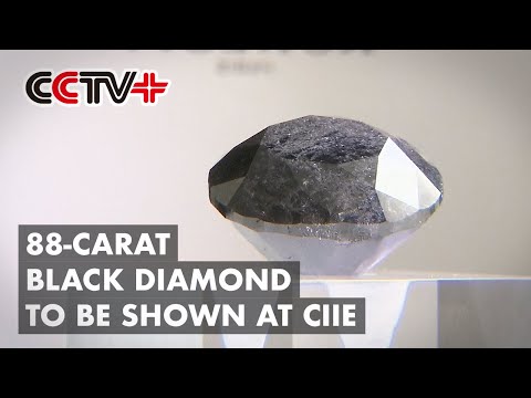 Legendary 88-carat Black Diamond Arrives in Shanghai for Upcoming CIIE