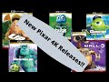 Pixar 4K Blu Ray Haul Up Monster S Inc Wall E A Bug S Life