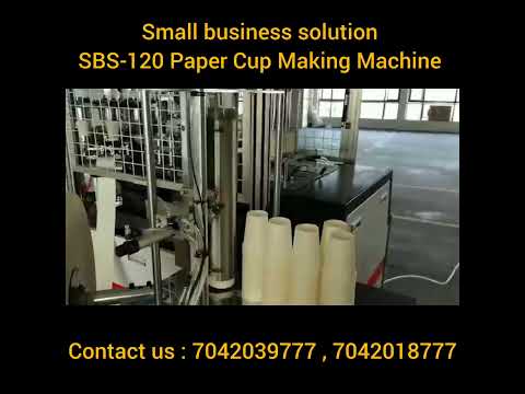 High Speed Paper Cup Making Machinery SBS-120