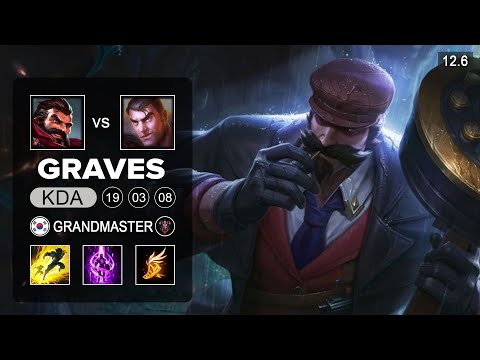 Graves vs Jayce Top - KR Grandmaster - Patch 12.6 Season 12