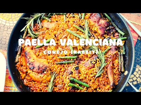 Paella Valenciana de Conejo (Rabbit)