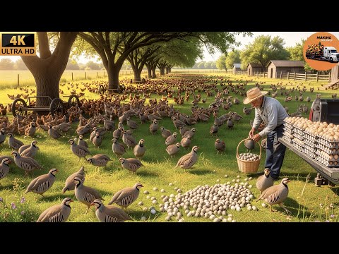How Millions Of Partridge Are Raised - Partridge Farming Whole Process 
