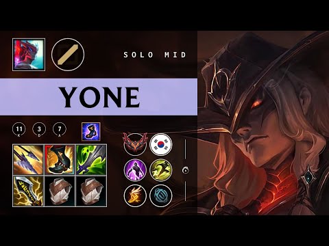 Yone Mid vs Twisted Fate - KR Grandmaster Patch 26.02